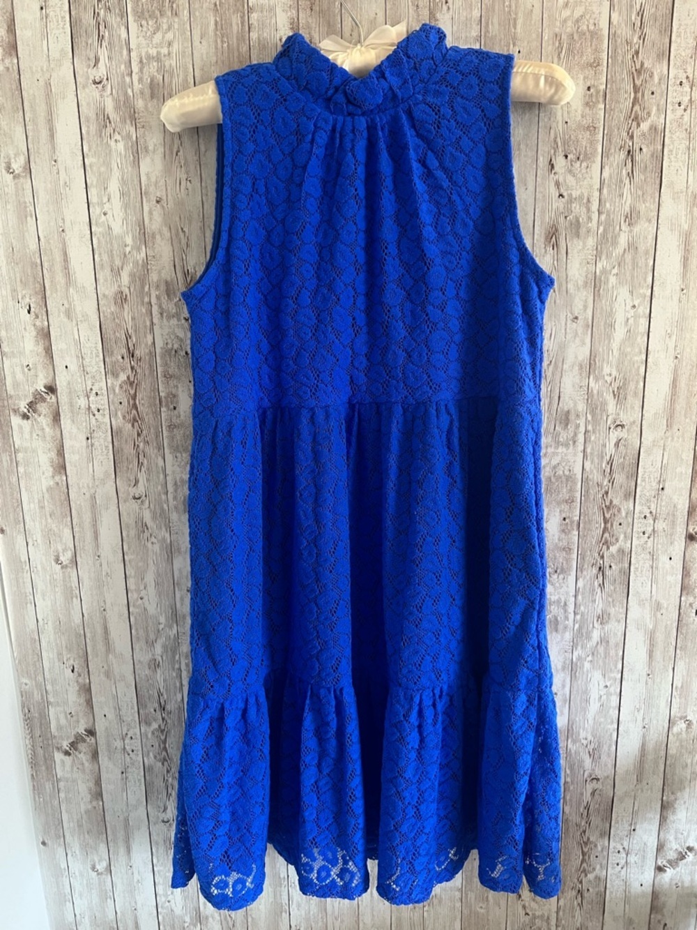 Lilly Pulitzer Royal Blue Cornelia Swing Lace Sleeveless Mini Dress XS